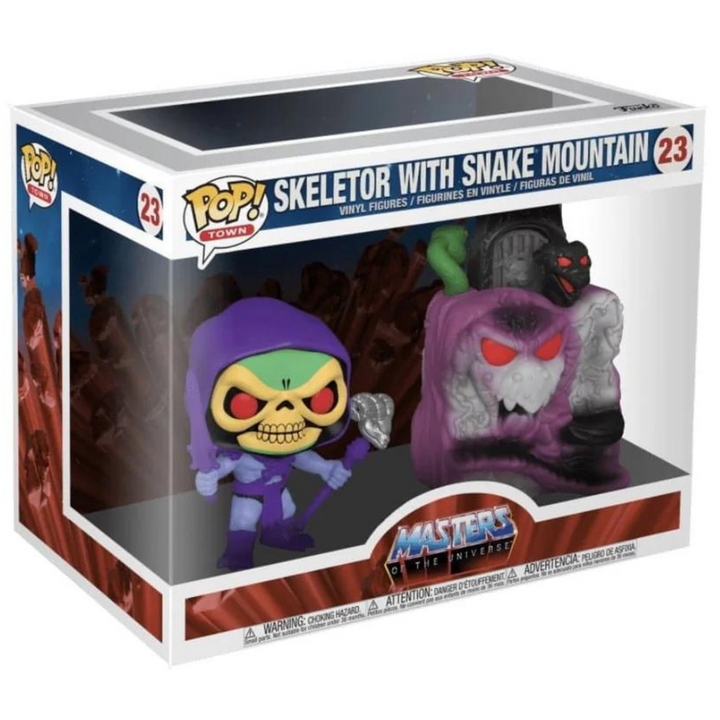 Funko Pop Town! Animation: MOTU - Snake Mountain w/Skeletor