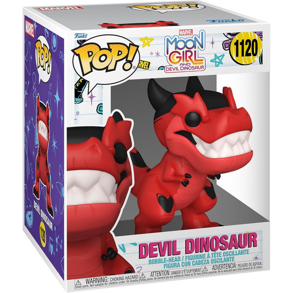 Funko Pop Super! Marvel: Moon Girl and Devil Dinosaur - Devil Dino