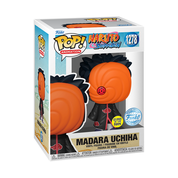 Funko Pop! Animation: Naruto Madara Uchiha Glow In The Dark Special Edition