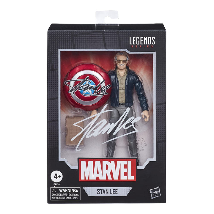 Marvel Legends Series 6" Collectible Action Figure Toy Marvel’s The Avengers Cameo Stan Lee, Includes 2 Accessories *Non Mint Box*