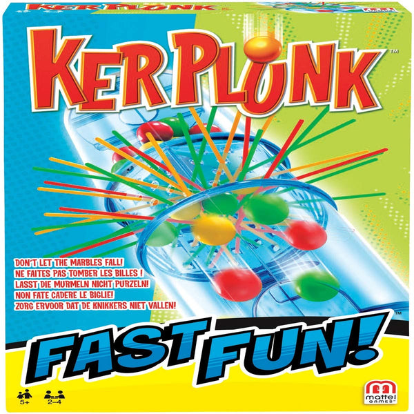 Mattel KerPlunk! Fast Fun Game for Adult (Multicolour)