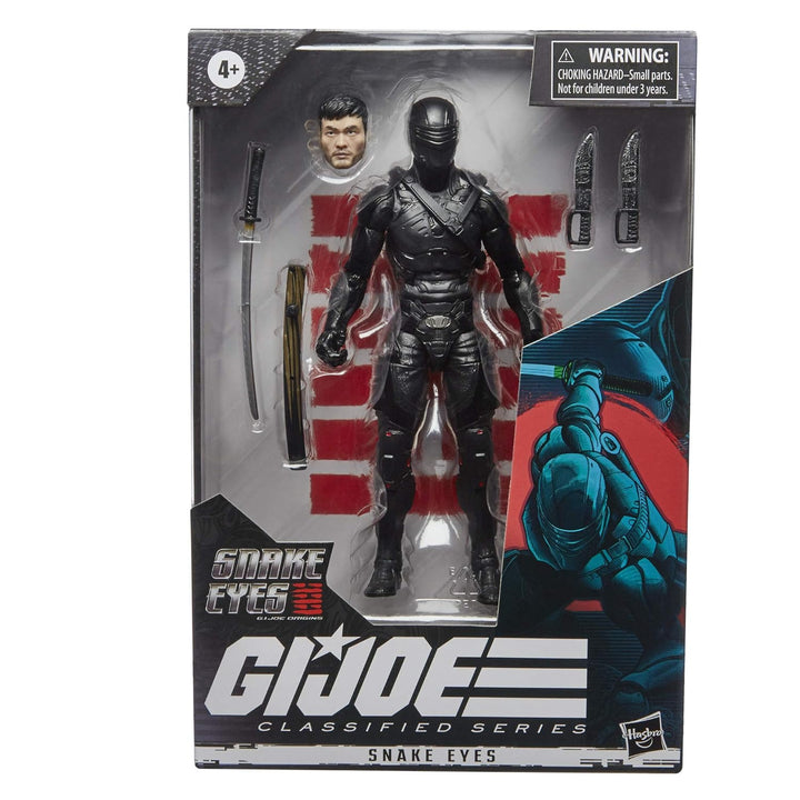 Hasbro G.I Joe Origins Classified Series Snake Eyes Action Figure