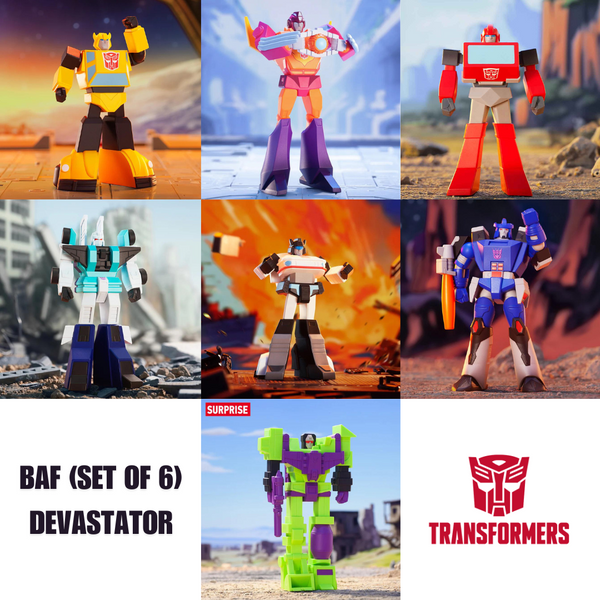 Pop Mart Transformers Generations Series (SET OF 6) BAF DEVASTATOR