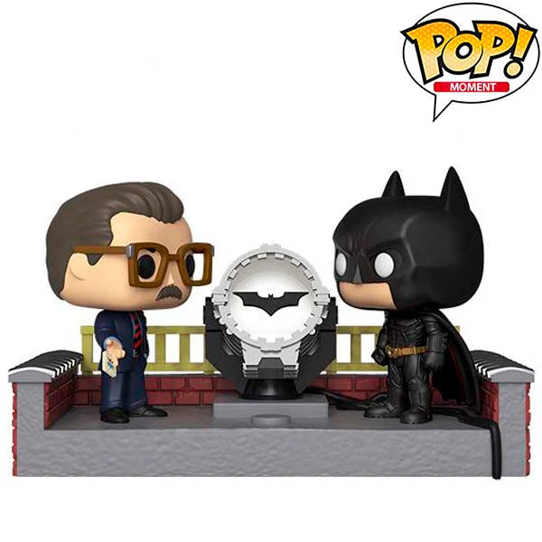 Funko Pop! Movie Moment: Batman 80th - Batman with Light Up Bat Signal *NO BOX