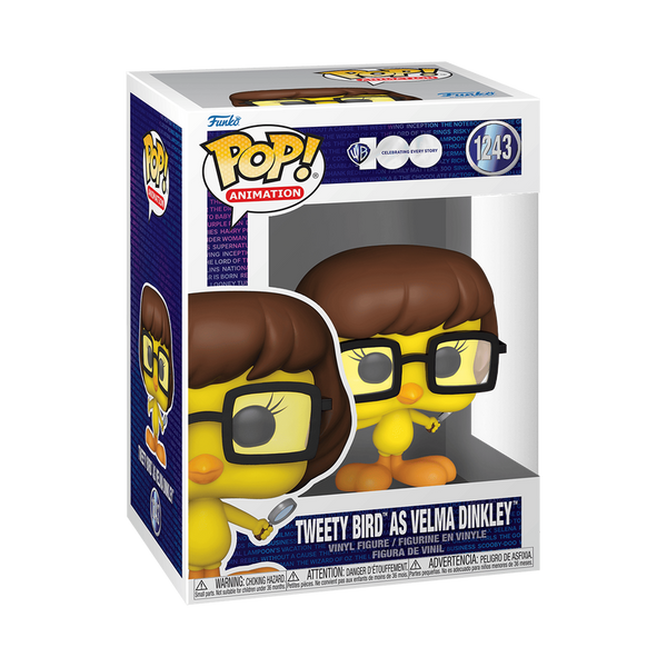 Funko Pop! Looney Tunes Tweety Bird As Velma Dinkley