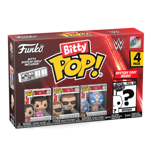 Funko Bitty Pop! WWE 4-Pack Series 3