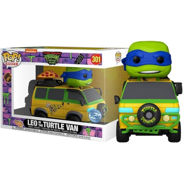 Funko Pop! Rides Movies: Teenage Mutant Ninja Turtle - Leonardo in Van (Exc)