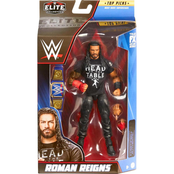 Mattel WWE Elite Collection Roman Reigns 6' Action Figure, Articulation & Life-Like Details