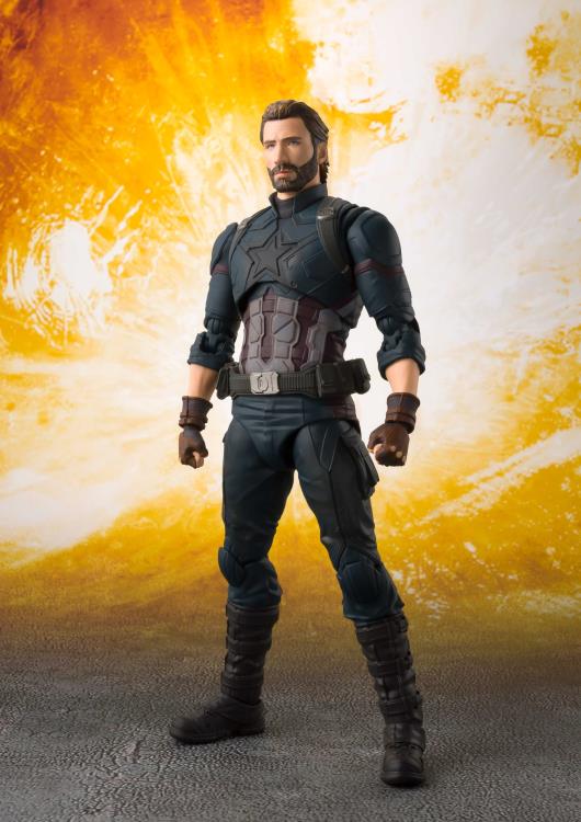 S.H. FIGUARTS CAPTAIN AMERICA (AVENGERS: INFINITY WAR) & TAMASHII EFFECT EXPLOSION SET