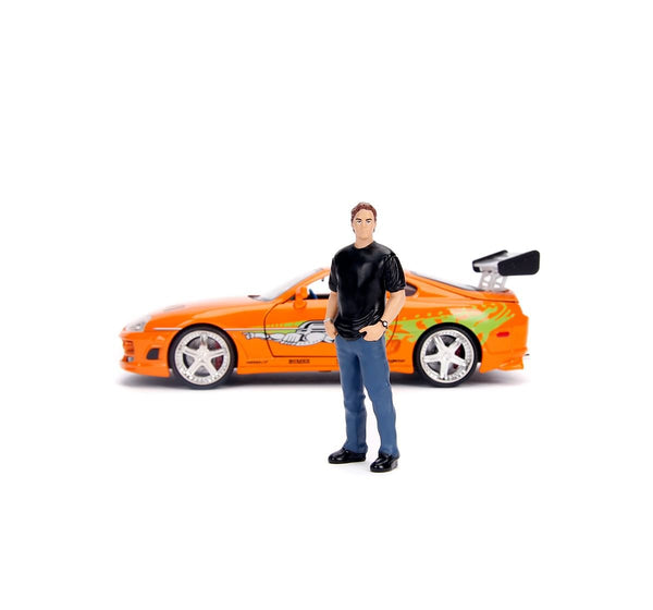 Jada Fast & Furious 1:24 1995 Toyota Supra With Brian O'Conner Figure