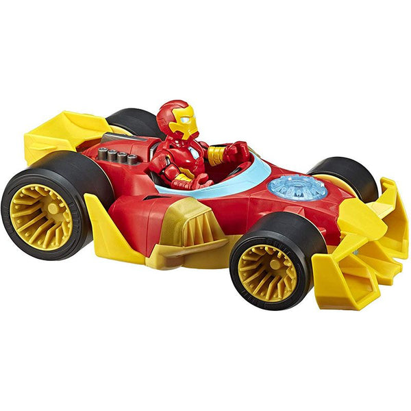 Marvel Super Hero Adventures Iron Man Speedster, 5-Inch Figure and Vehicle Set