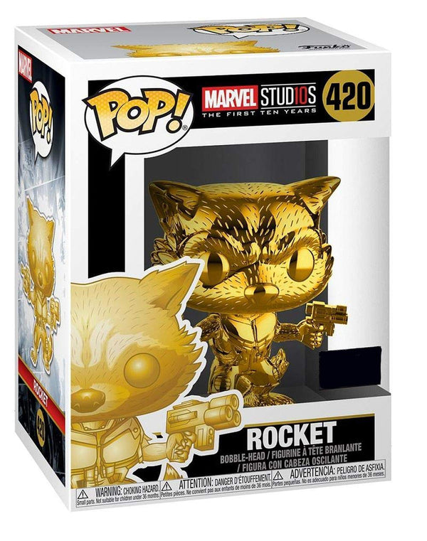 Funko Pop Marvel - MS 10 - Rocket Racoon *Not Mint*