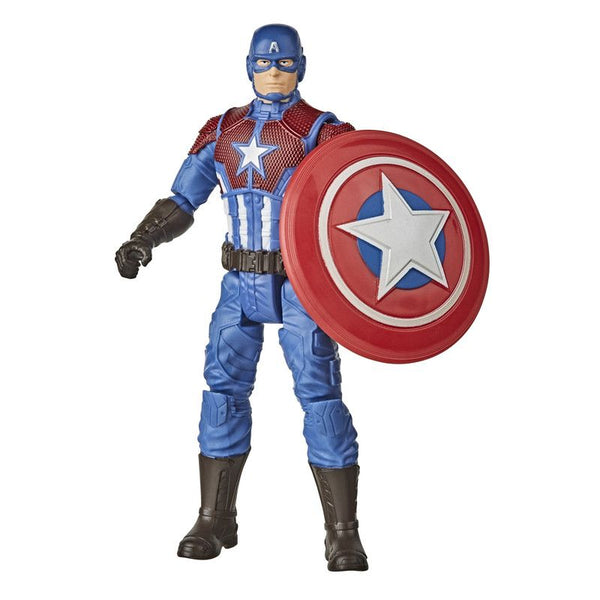 Marvel Gamerverse 6-inch Captain America Action Figure Toy, Shining Justice