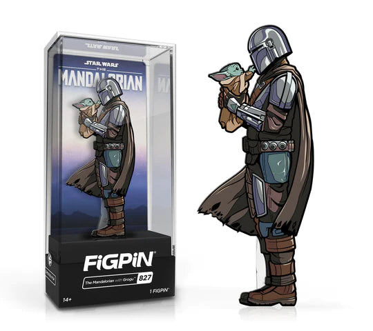 FiGPiN Star Wars The Mandalorian with Grogu (827)